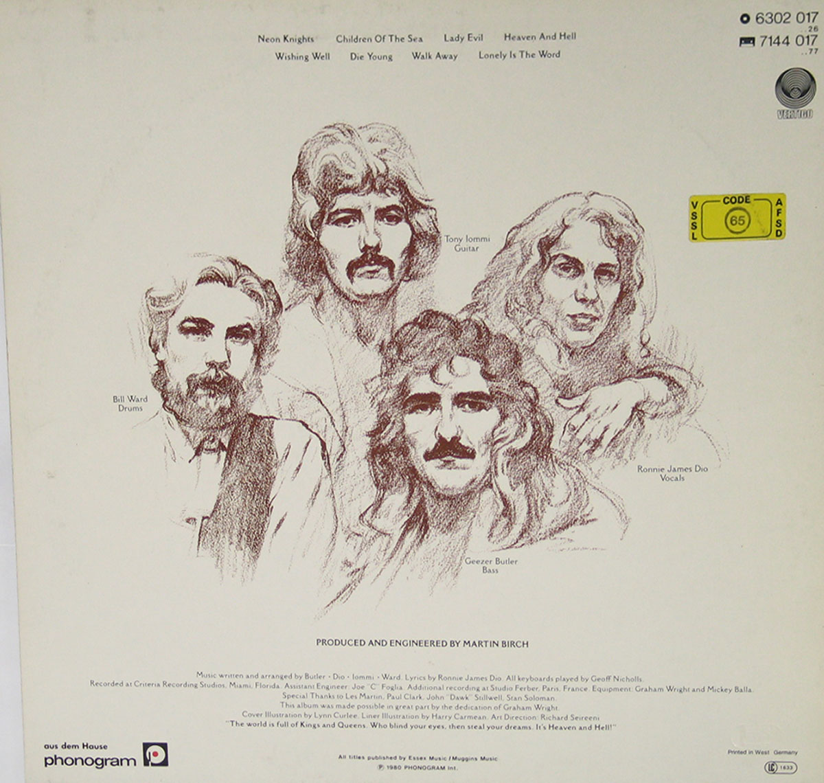 High Resolution Photo black sabbath heaven and hell 